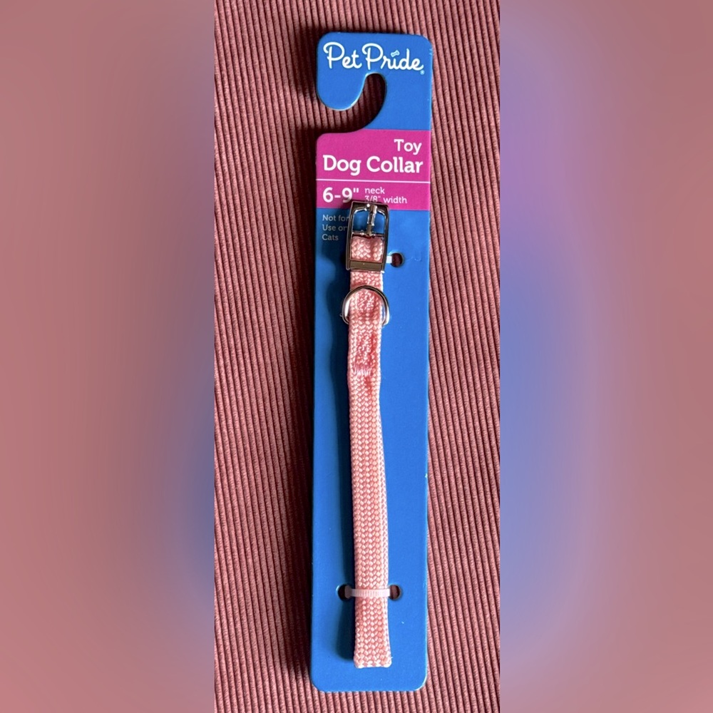 Pink Dog Collar - Toy breeds